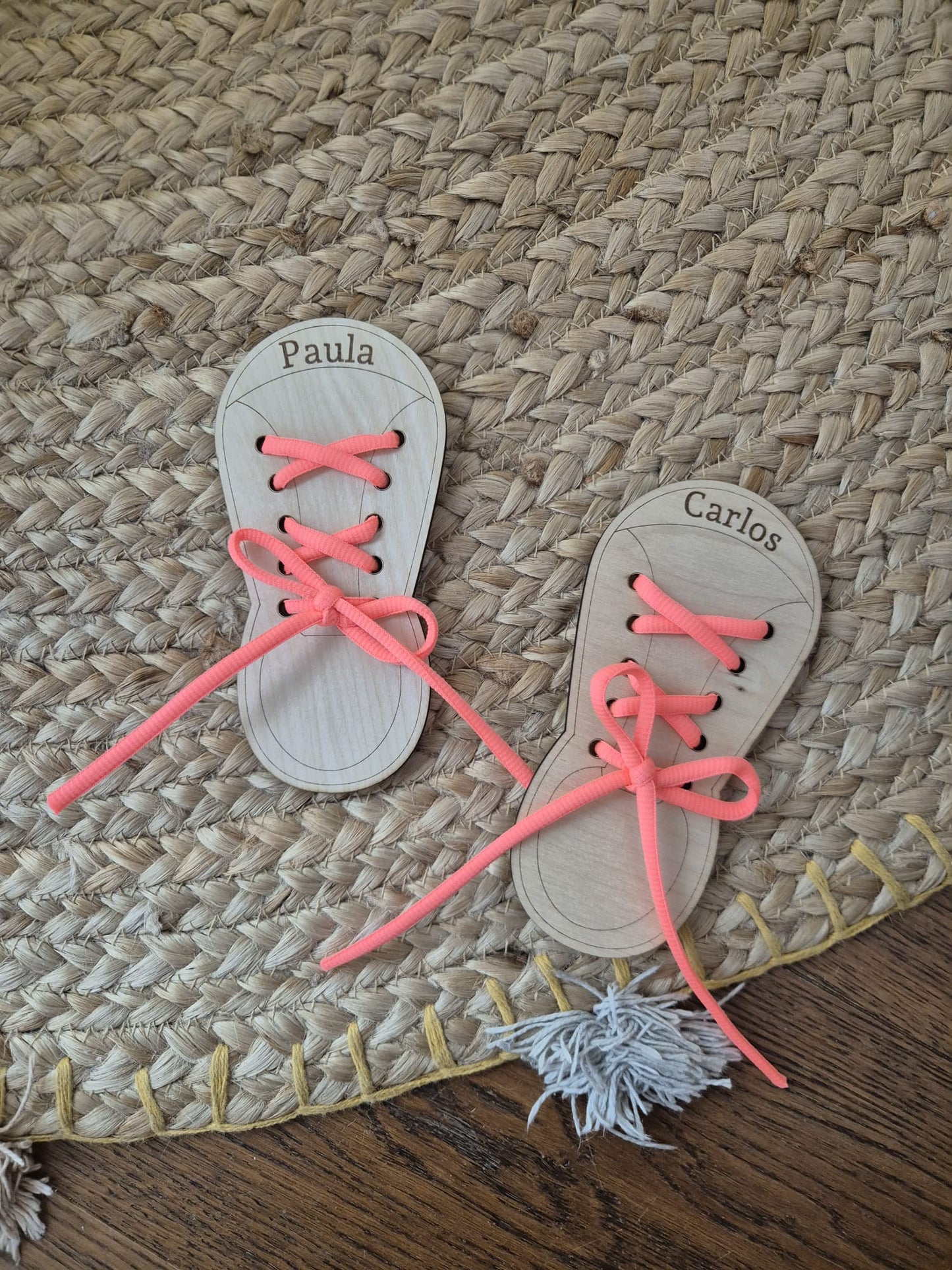 ZAPATO PERSONALIZADO APRENDIZAJE (para atar cordones)