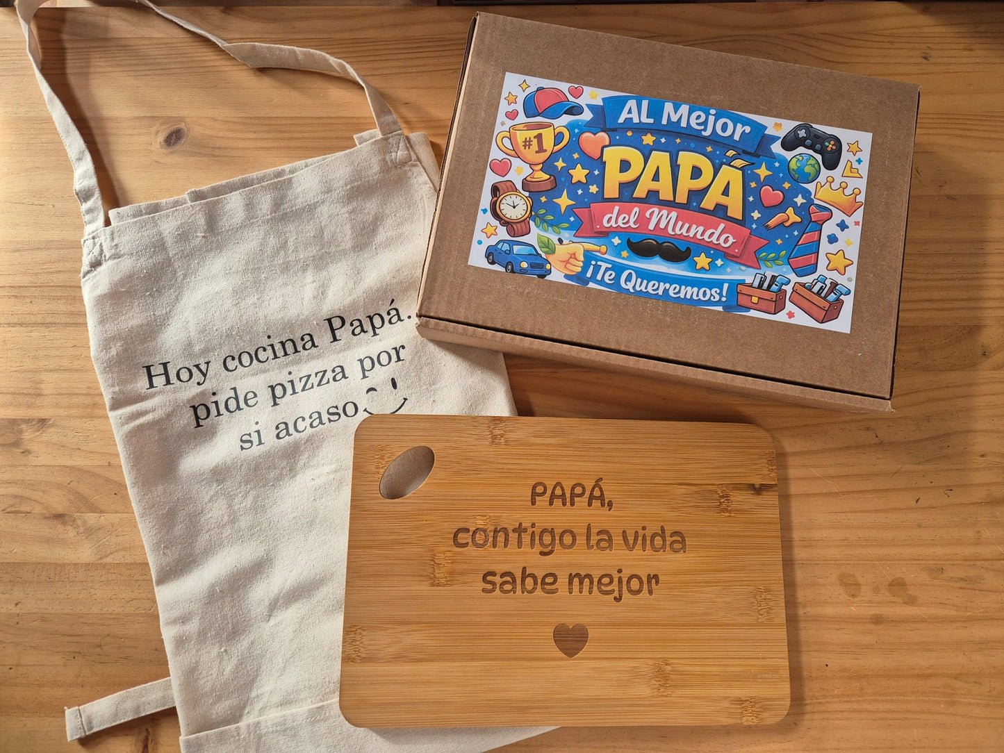 PACK DELANTAL MAS TABLA