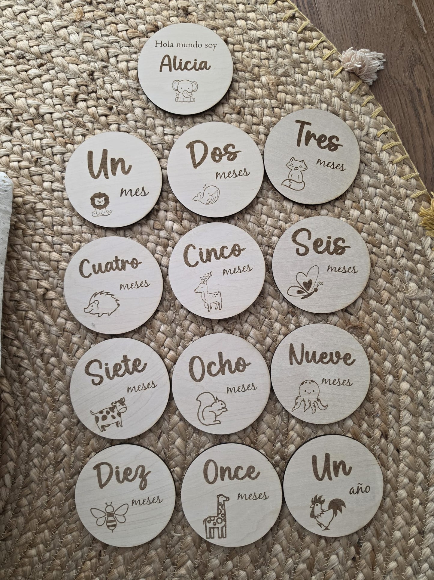 PLACAS CON MESES