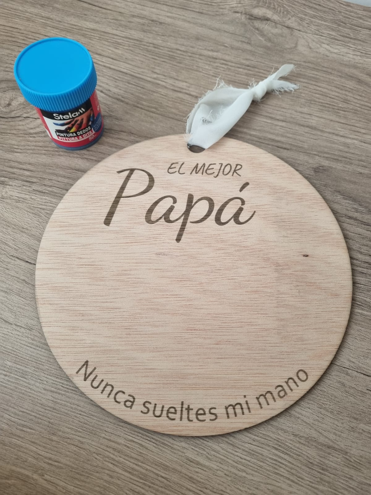 PLACA PARA MANO DÍA DEL PADRE