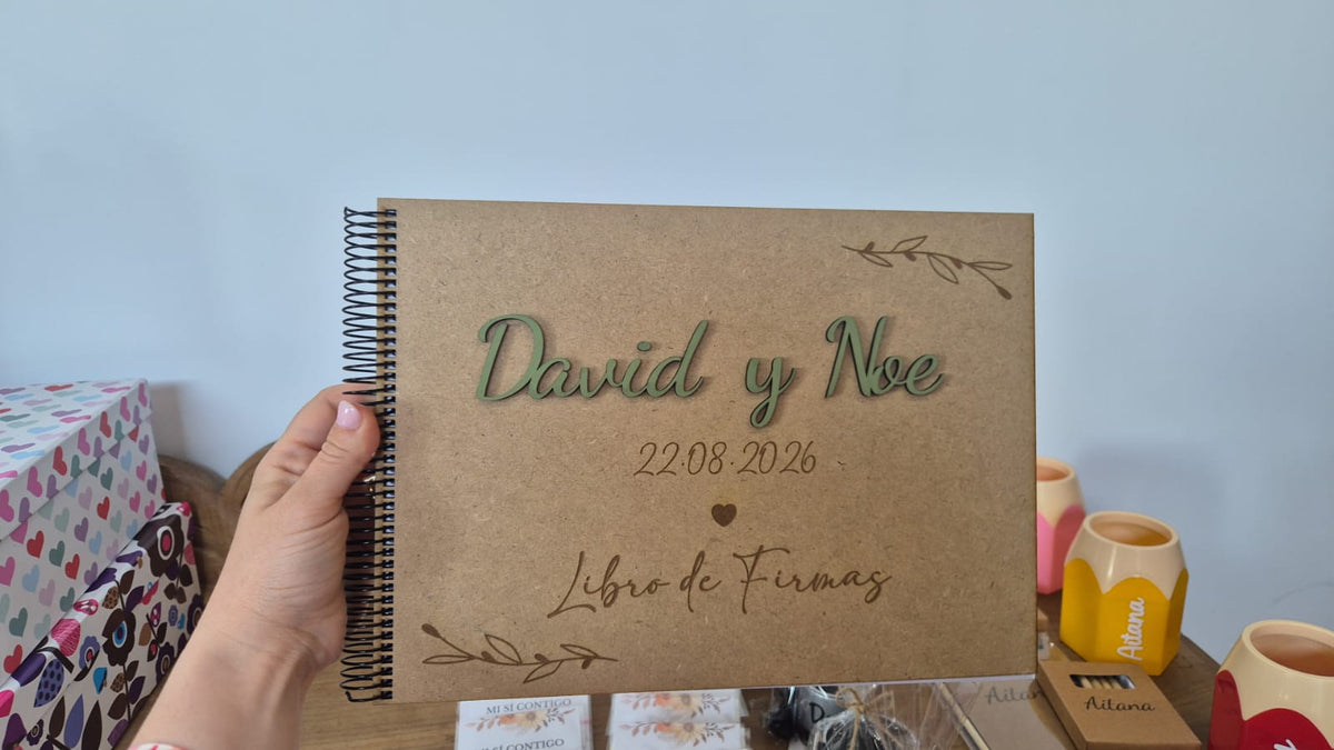 ÁLBUM FIRMAS BODA