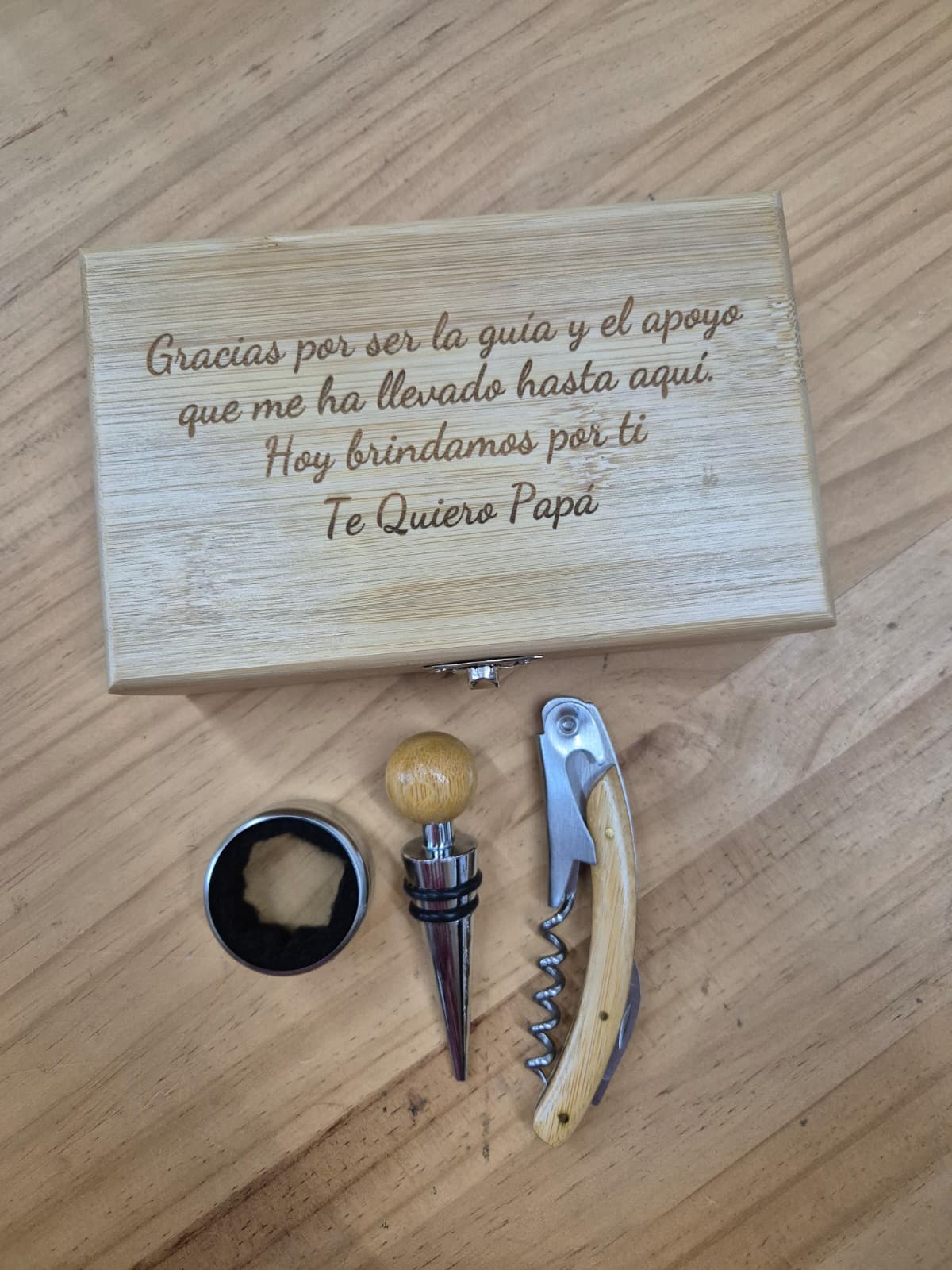 SET DE VINO PERSONALIZADO