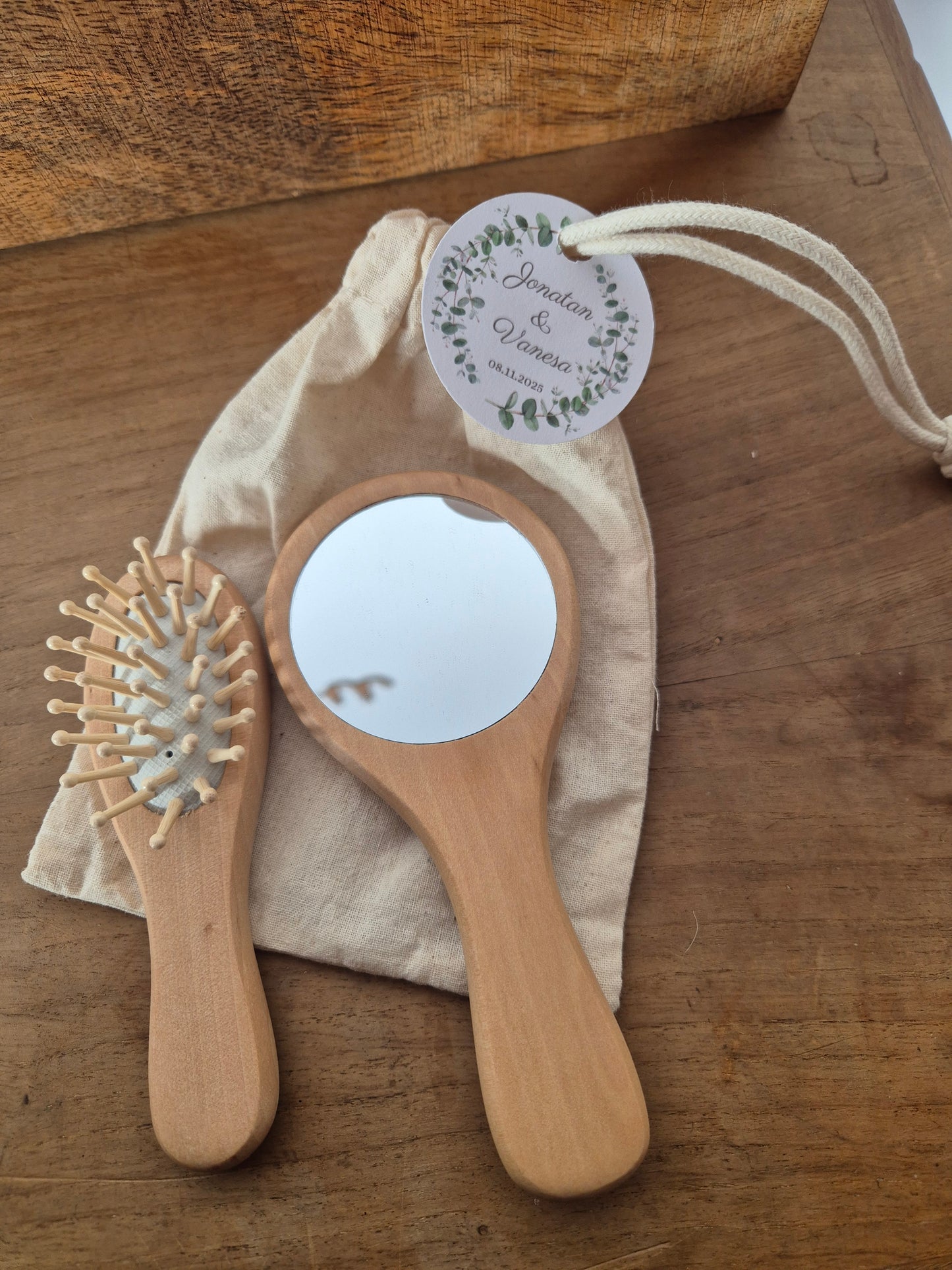 SET ESPEJO Y CEPILLO