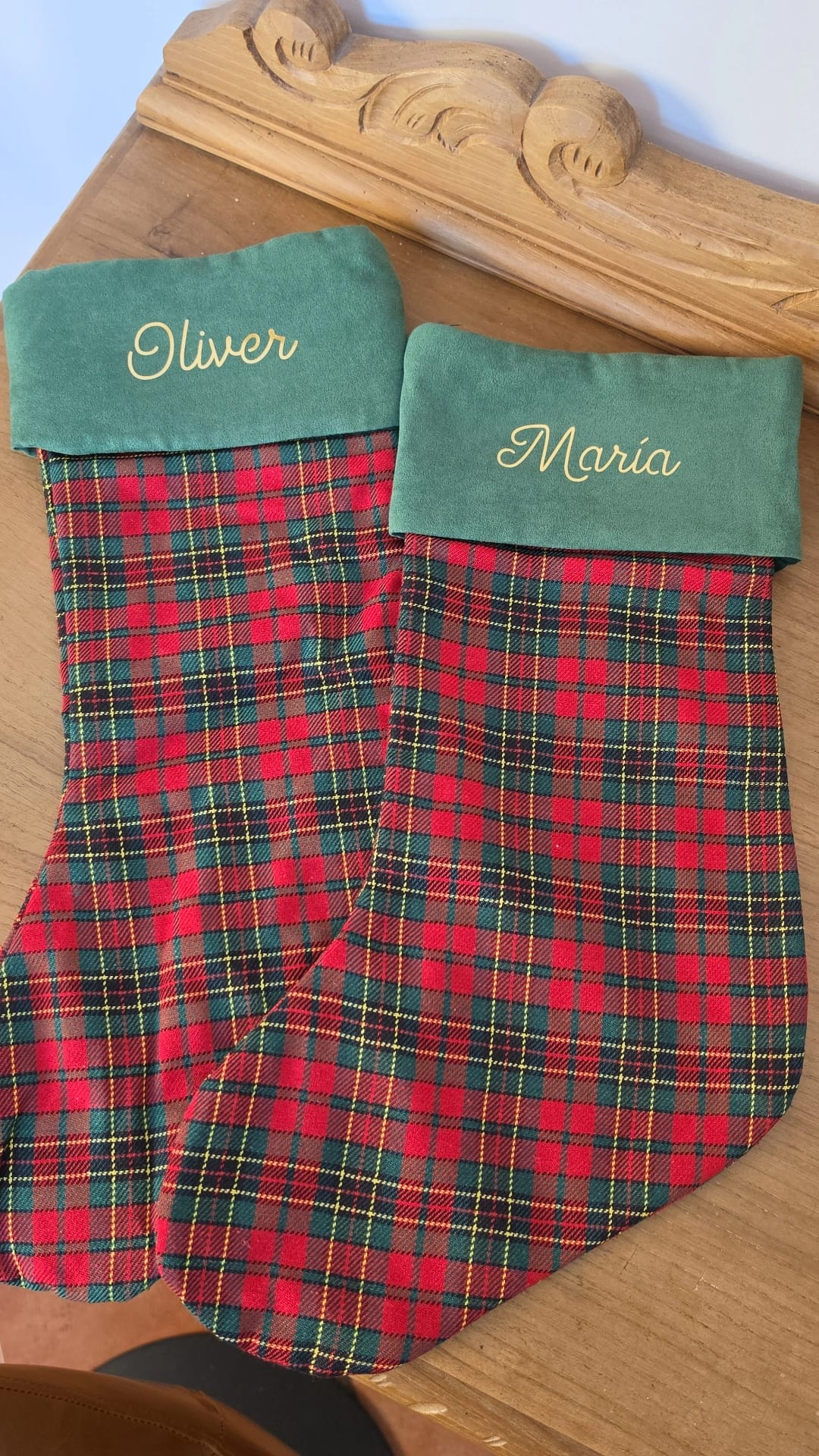 BOTA DE NAVIDAD PERSONALIZADA