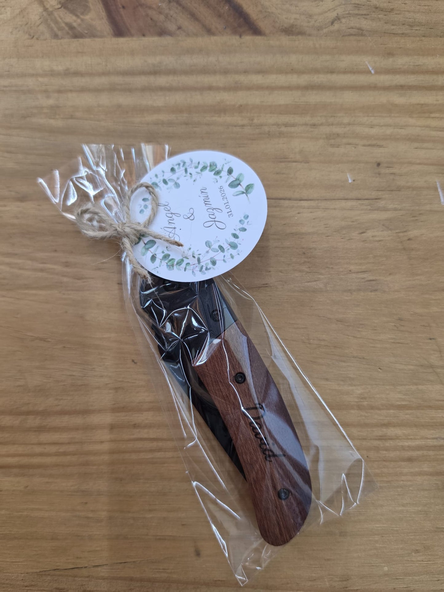 NAVAJA PERSONALIZADA HOJA NEGRA