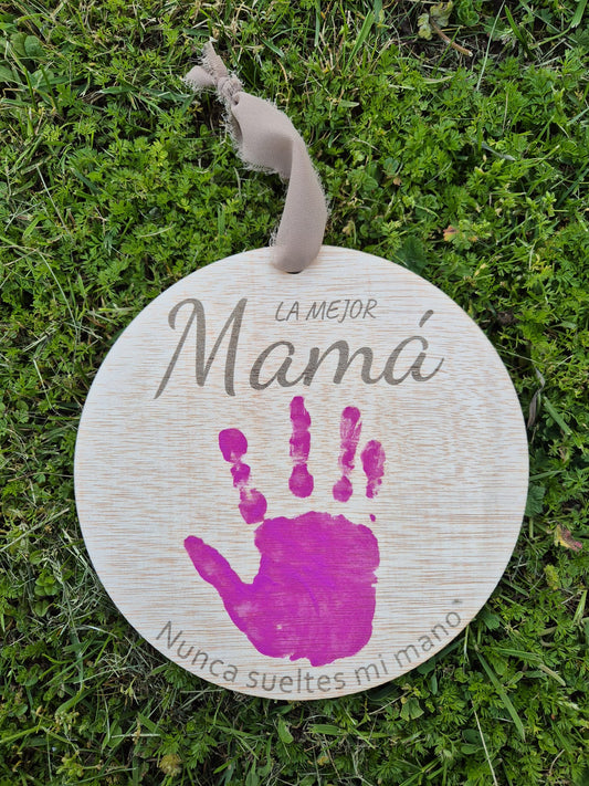 PLACA PARA MANO DÍA DE LA MADRE