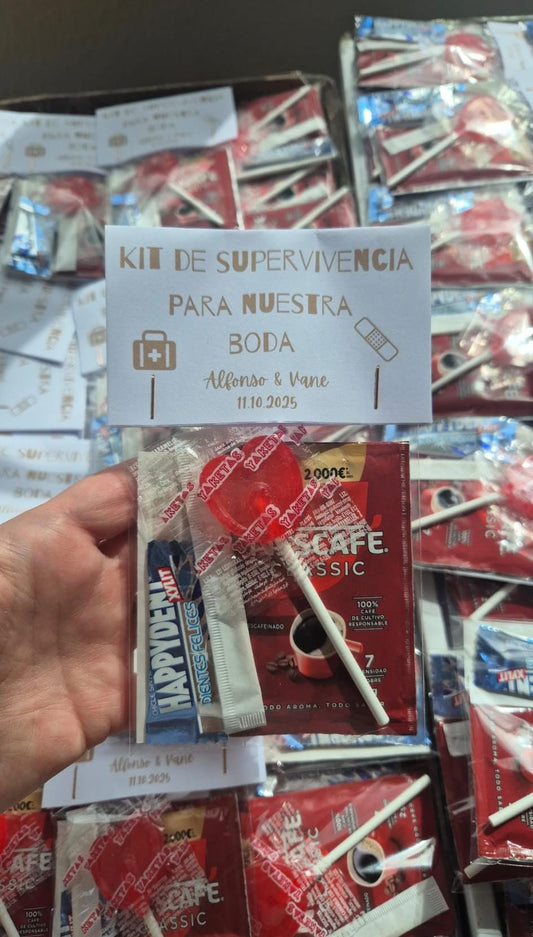 KIT DE SUPERVIVENCIA PARA BODAS