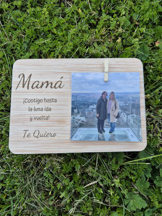 PLACA PARA FOTO Y CON IMÁN