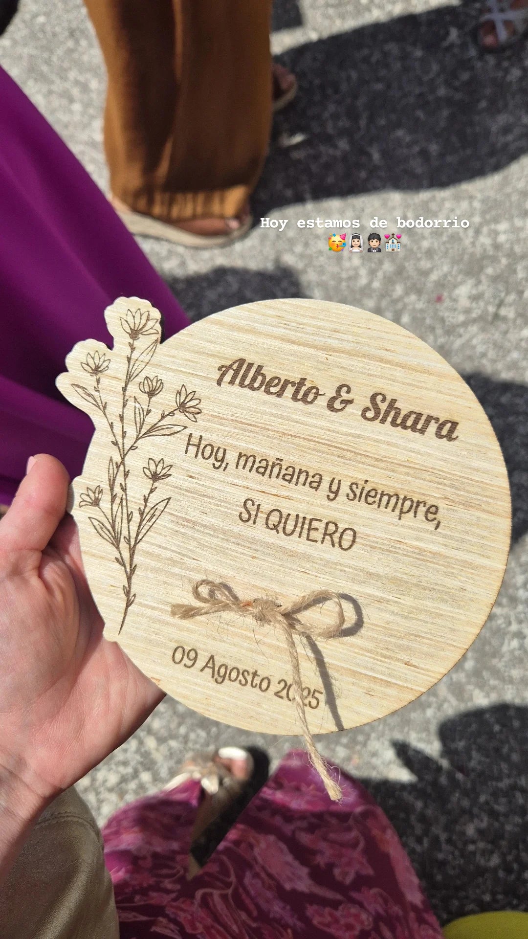 PORA ALIANZAS PERSONALZIADO REDONDO