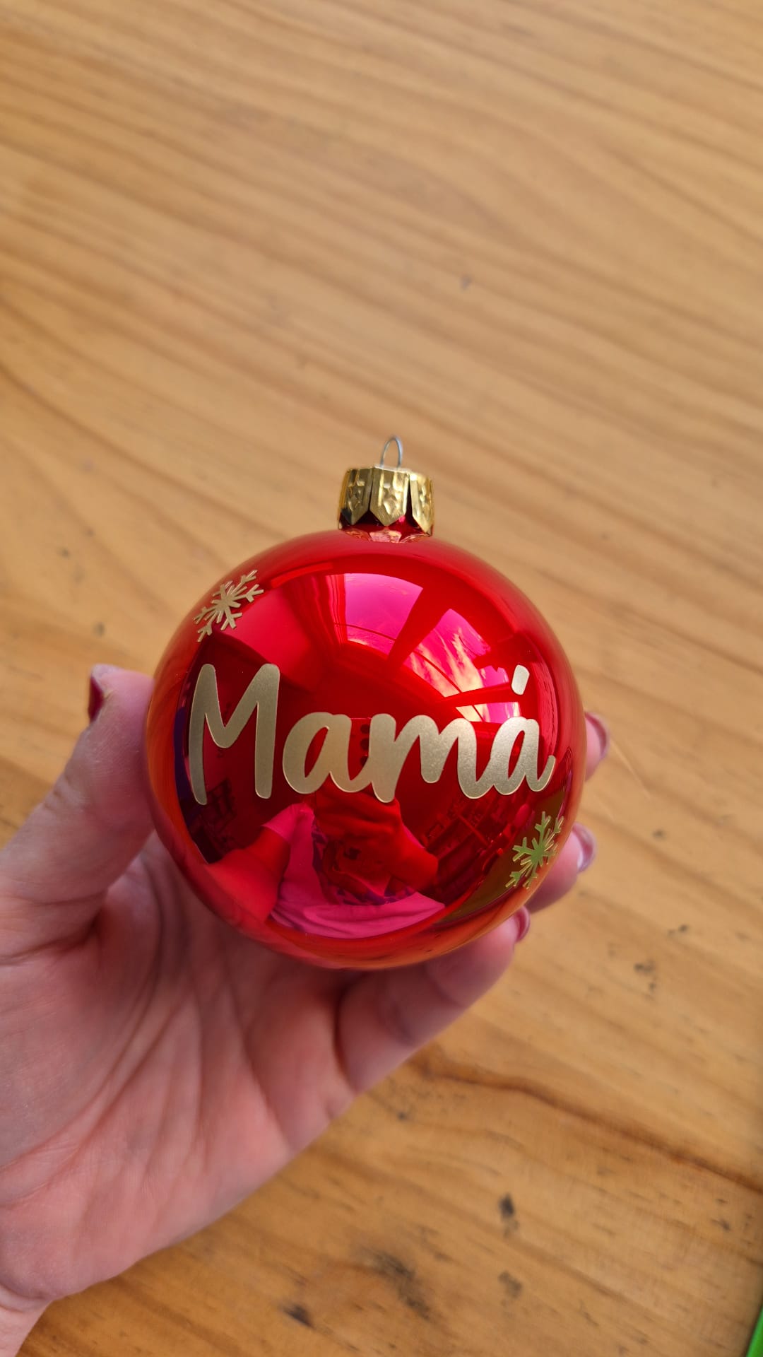 BOLAS DE NAVIDAD PERSONALIZADAS  (Diferentes colores)