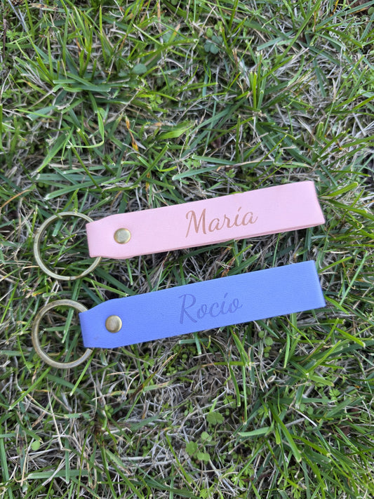 LLAVERO EFECTO PIEL PERSONALIZADO COLOR