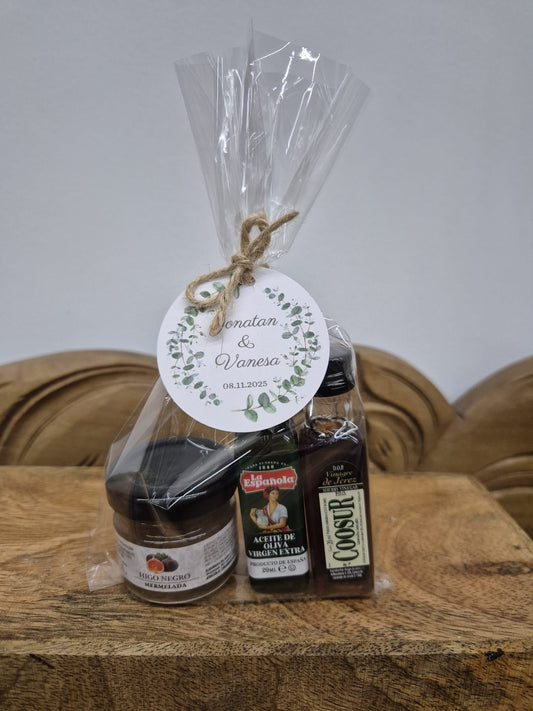 PACK MERMELADA, ACEITE Y MERMELADA
